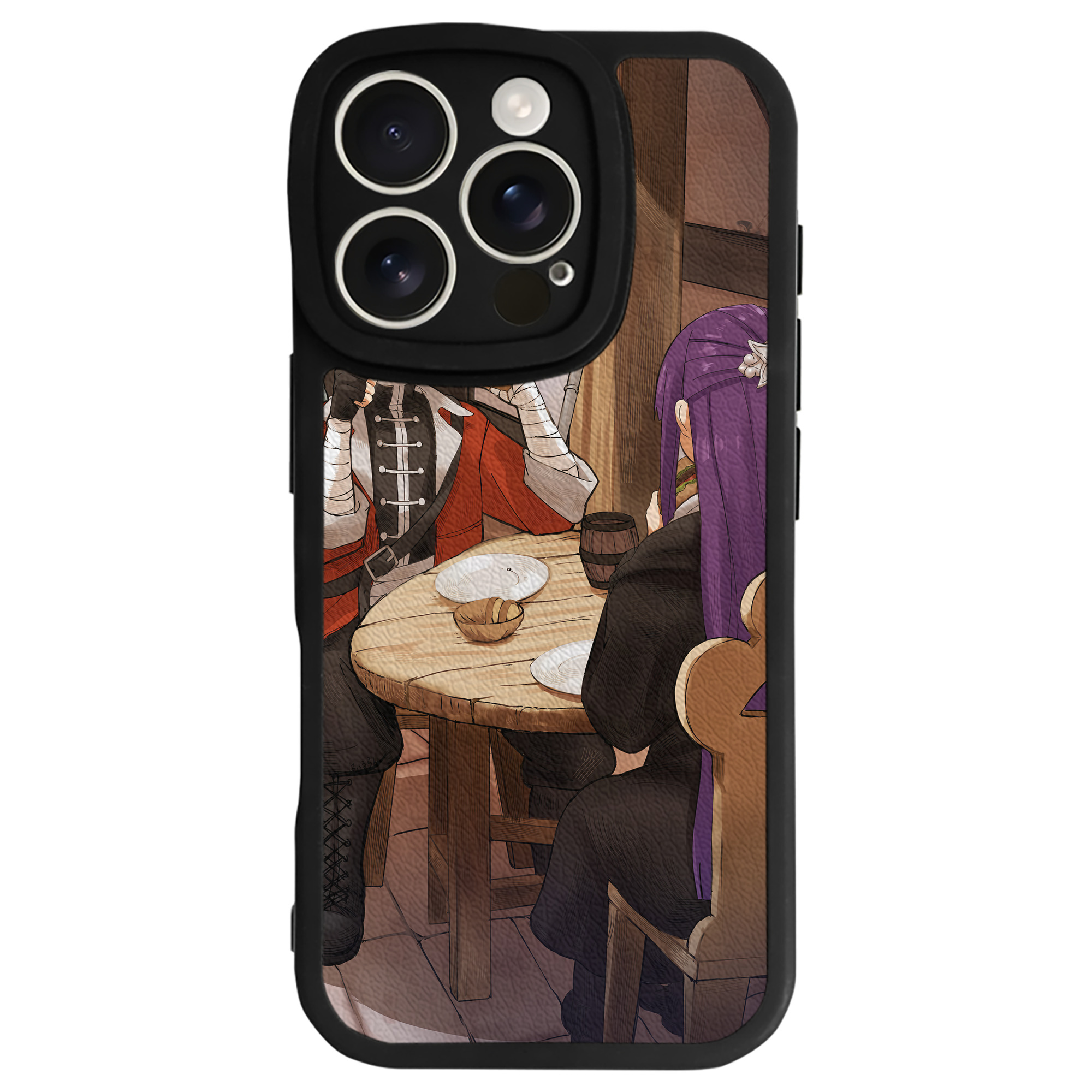 （画像用） 葬送のフリーレン Frieren 【iPhone 16シリーズ対応】シリコンスマホケース（レザー調） 材質：シリコン
